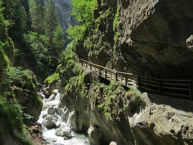 Waterval in de Kitzlochklamm bij Fieberbrunn