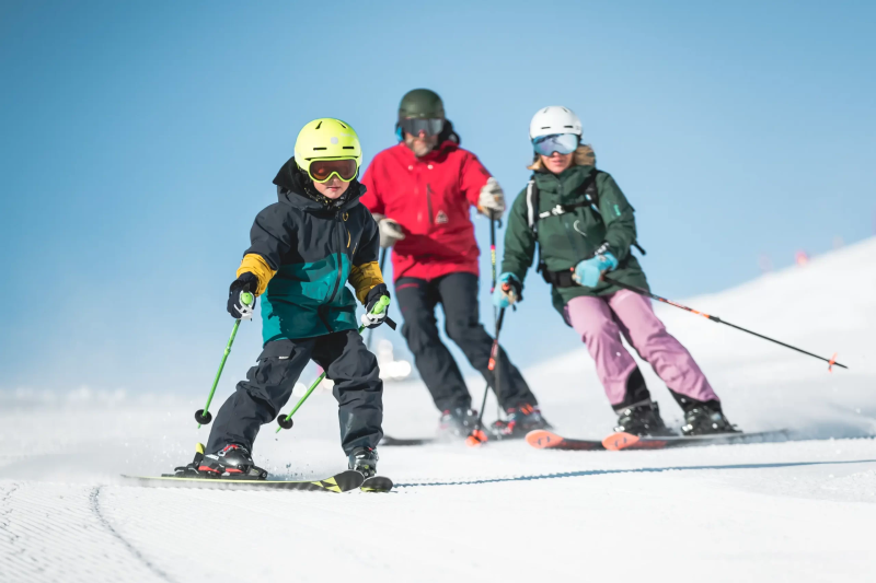 Groepsskiles voor kinderen in Fieberbrunn