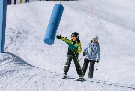 Kinder skiles Fieberbrunn